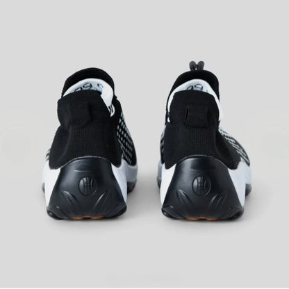 Ortho Stretch Cushion Shoes - Black White